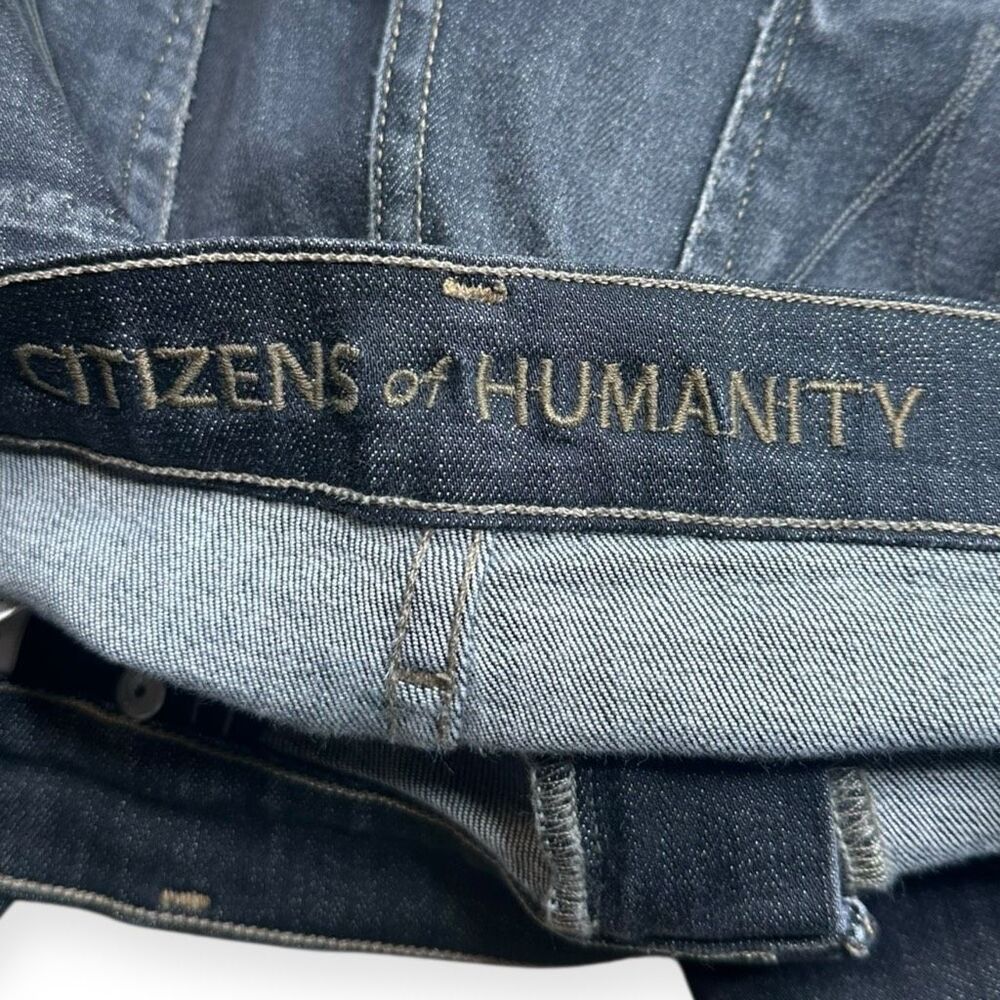 CITIZENS OF HUMANITY COH Women’s Medium Rise Straight Leg Elson Jeans Size 29 - Picture 4 of 9
